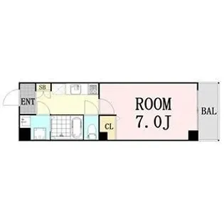 大阪府大阪市淀川区宮原1【マンション】の間取り