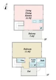 神奈川県川崎市麻生区上麻生4【一戸建】の間取り