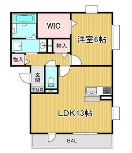 ミレ・パルク長町【3階】の間取り
