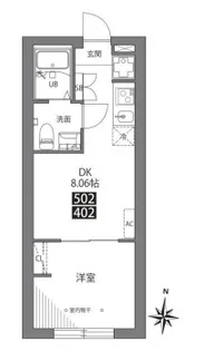 東京都荒川区東日暮里1【マンション】の間取り
