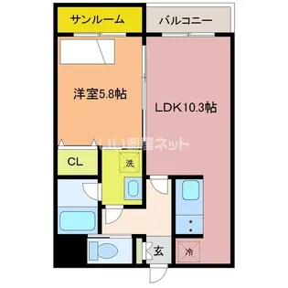 Via LatteaII【2階】の間取り