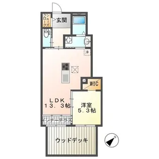 パミドール【1階】の間取り