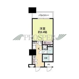 メゾン・ド・ヴィレ大阪城公園前【17階】の間取り