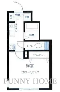 ROW HOUSE上馬【1階】の間取り