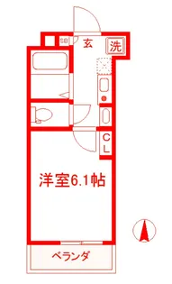 ブラン ドゥ ブラン【2階】の間取り
