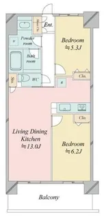 レジディア南千住【3階】の間取り