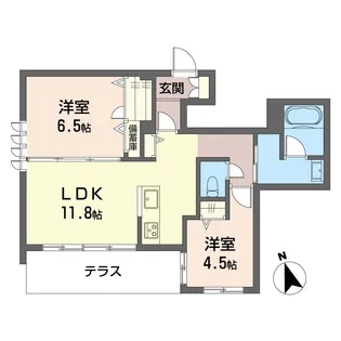シャーメゾンどりこの【1階】の間取り
