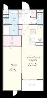 神奈川県横浜市南区井土ケ谷下町【アパート】の間取り