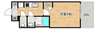 大阪府大阪市阿倍野区天王寺町北1【マンション】の間取り