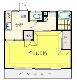 コーポ大久保【3階】の間取り
