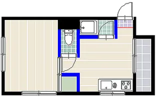 福岡県福岡市中央区唐人町1【マンション】の間取り