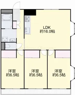 メイフェアコート【2階】の間取り