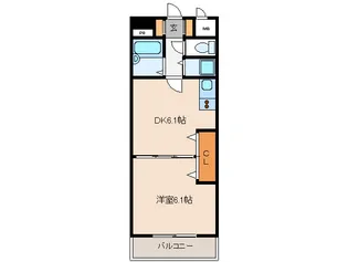 FR六本松【9階】の間取り