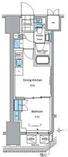 東京都台東区元浅草3【マンション】の間取り