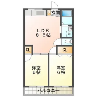 日伯産業【3階】の間取り