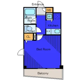 東京都品川区西五反田7【マンション】の間取り