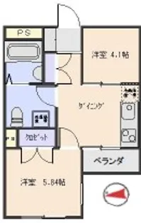 神奈川県横浜市港北区師岡町【マンション】の間取り