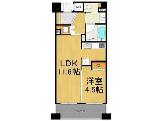 セイル西宮北口【2階】の間取り