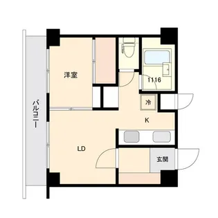 東京都豊島区長崎5【マンション】の間取り