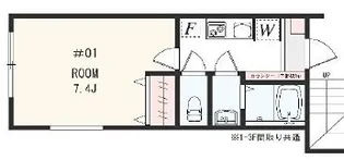 アザーレ・パッシオ大口B【3階】の間取り