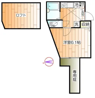 プライムテラス【1階】の間取り