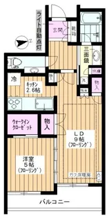 プリア常盤台パークフロント【2階】の間取り