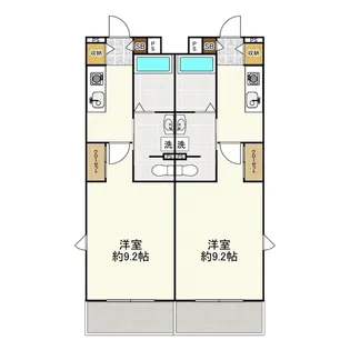 ecarte【3階】の間取り