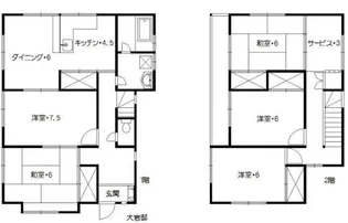神奈川県相模原市南区相模台2【一戸建】の間取り