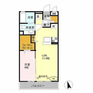 KOMUKAI Residence【3階】の間取り