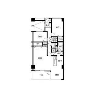 TLRレジデンス磯子駅前【3階】の間取り