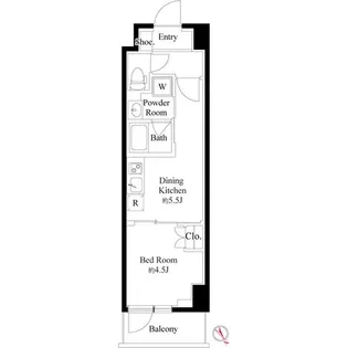 ハーモニーレジデンス六義園【3階】の間取り