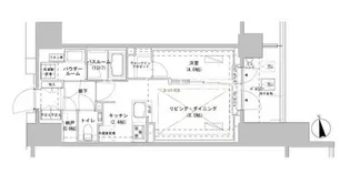 パークスフィア牛込神楽坂【9階】の間取り