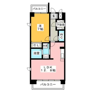 タワービレッジ【8階】の間取り