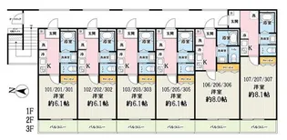 (仮称)キャメル土呂町【2階】の間取り