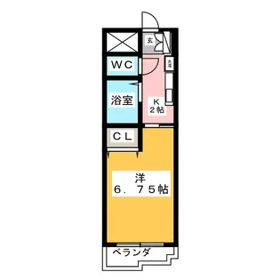 スカイパーク冨士III【1階】の間取り