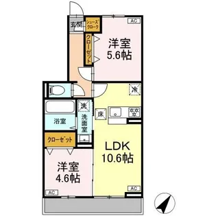 アニバーサリー【1階】の間取り