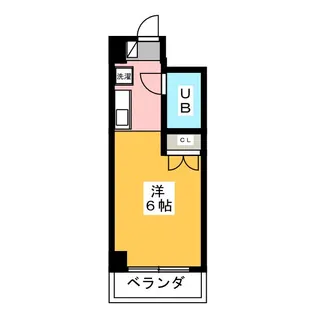 スプリーム横浜【5階】の間取り