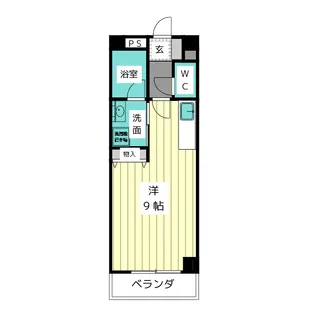 キャッスルミニ藤ヶ丘【4階】の間取り