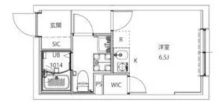 AXIA CITY大山【1階】の間取り