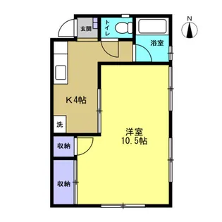 サンライズコーポ【2階】の間取り