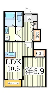 スカーレット【2階】の間取り
