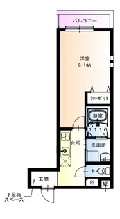 フジパレス今津中イースト【3階】の間取り