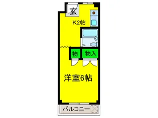 エイコ-ハイツ【4階】の間取り