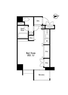 FLEG三田grato【2階】の間取り
