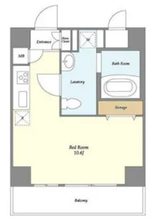ラクラス中野富士見町【4階】の間取り