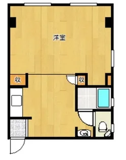 大門ビル【6階】の間取り