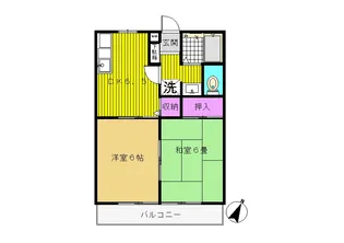 コーポMAO【2階】の間取り