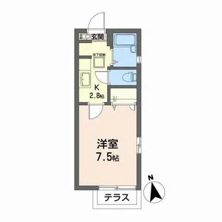 エトワール【1階】の間取り