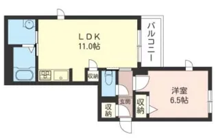 ART SRHERE Kokubunji(アートスフィアコクブンジ)【2階】の間取り