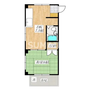 三和コーポ【3階】の間取り